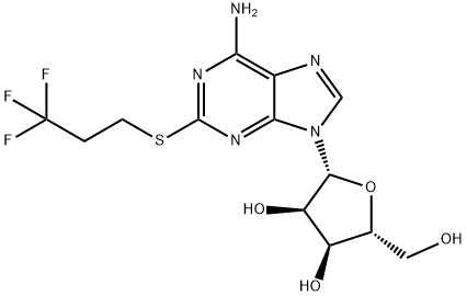 (2R, 3R, 4S, 5R) - 2 (6-aMino-2- (3,3,3-trifluoropropylthio) - 9H-purin-9-yl) - structure (hydroxyméthylique) de 5 tetrahydrofuran-3,4-diol