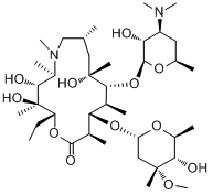 Azithromycin pharmaceutique de matières premières CAS 83905-01-5 pour des infections bactériennes sensibles
