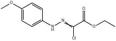 Acide acétique, 2 chloro-2- [2 hydrazinylidene (4-methoxyphenyl)], structure éthylique d'ester