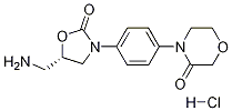 (S) - structure phénylique de 4 (4 (5 (Aminomethyl) - 2-oxooxazolidin-3-yl)) morpholin-3-one.HCl